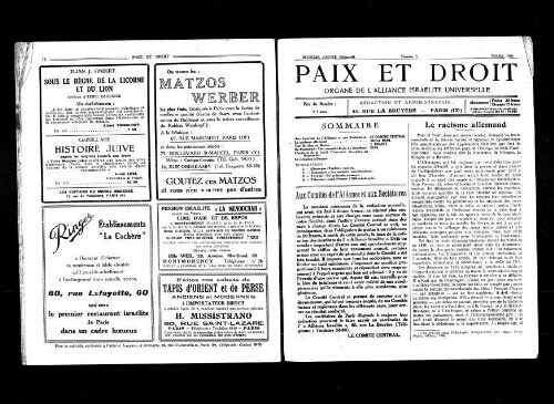 Paix et Droit.  (01/03/1926)